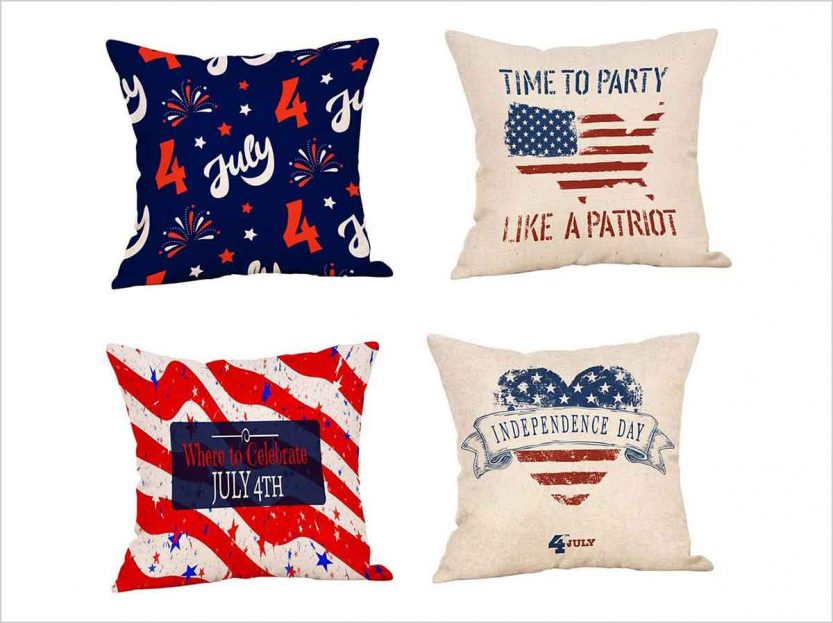 25 Best 4th of July Pillow Covers With Beautiful Designs 2020 to Buy
