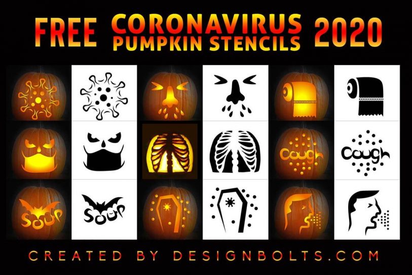 10 Free Scary Funny Coronavirus Halloween Pumpkin Carving Stencils 10 Free Scary Funny Coronavirus Halloween Pumpkin Carving Stencils