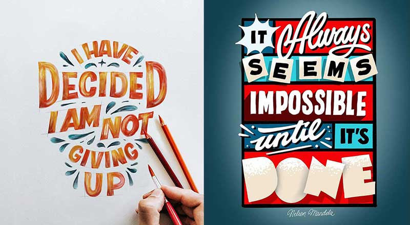 50+ Creative Inspirational Hand Lettering / Typography by Stefen Kunz ...