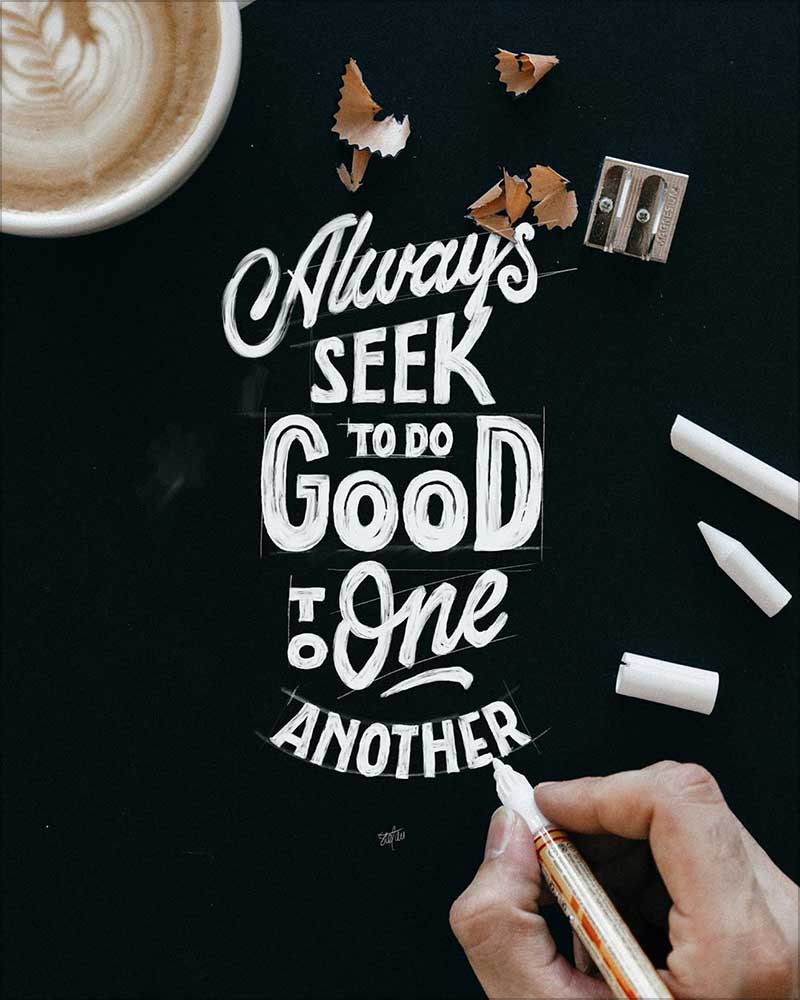 creative inspirational typography lettering designs