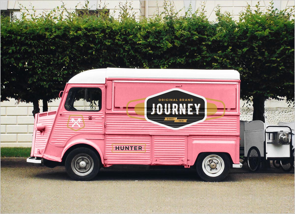 Free-Food-Van-Ice-Cream-Truck-Mockup-PSD