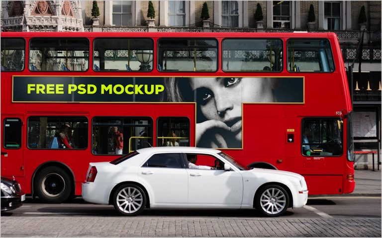 Download 40 Free Car, Van & Bus Mockup PSD Files For Vehicle ...