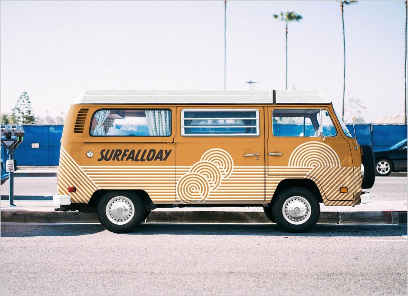 Download 40 Free Car, Van & Bus Mockup PSD Files For Vehicle Branding | Designbolts