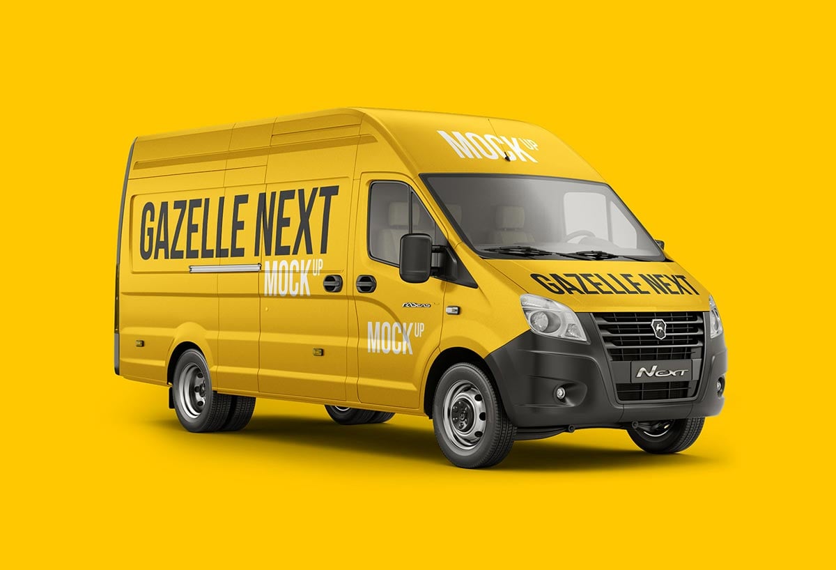 Gazelle-Next-Van-Free-Mockup