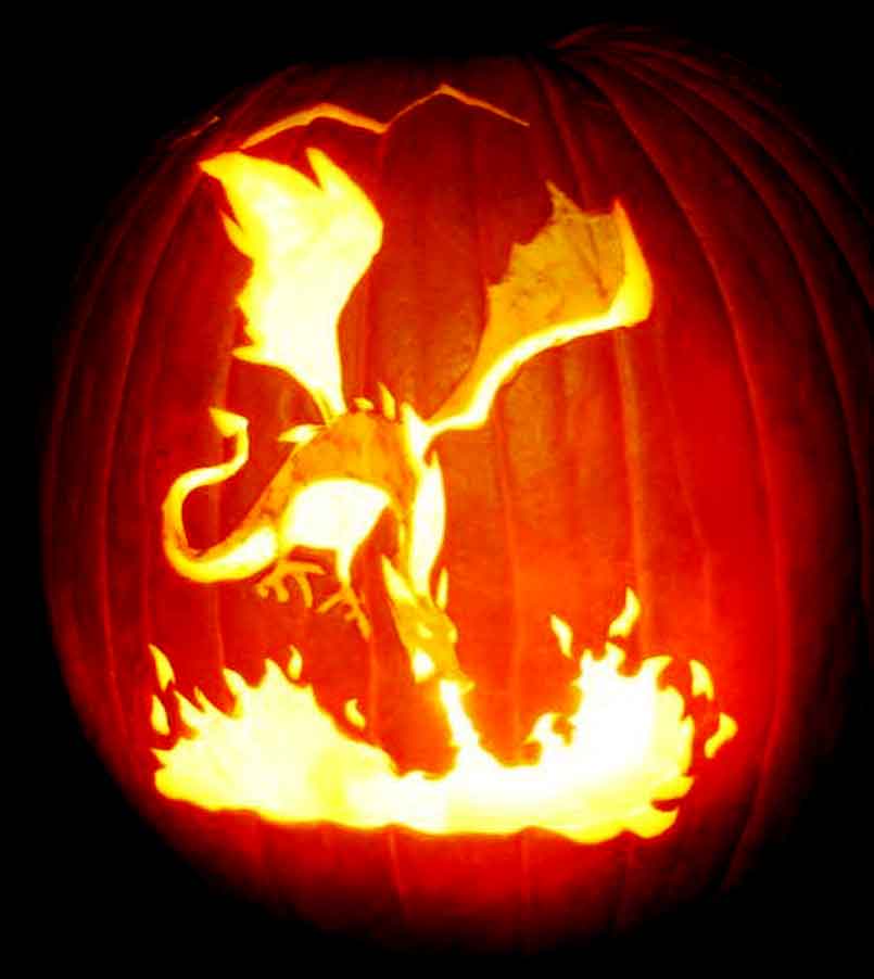 Dragon Pumpkin Carving Ideas