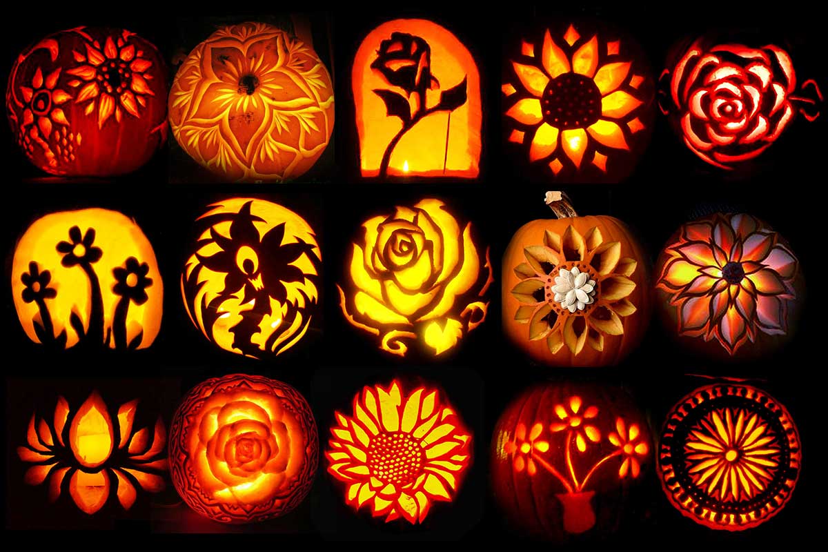 Pretty Pumpkin Carving Patterns