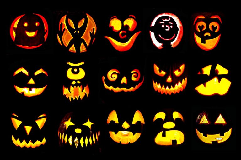 30+ Halloween Simple Pumpkin Carving Ideas 2020 for Kids & Beginners ...
