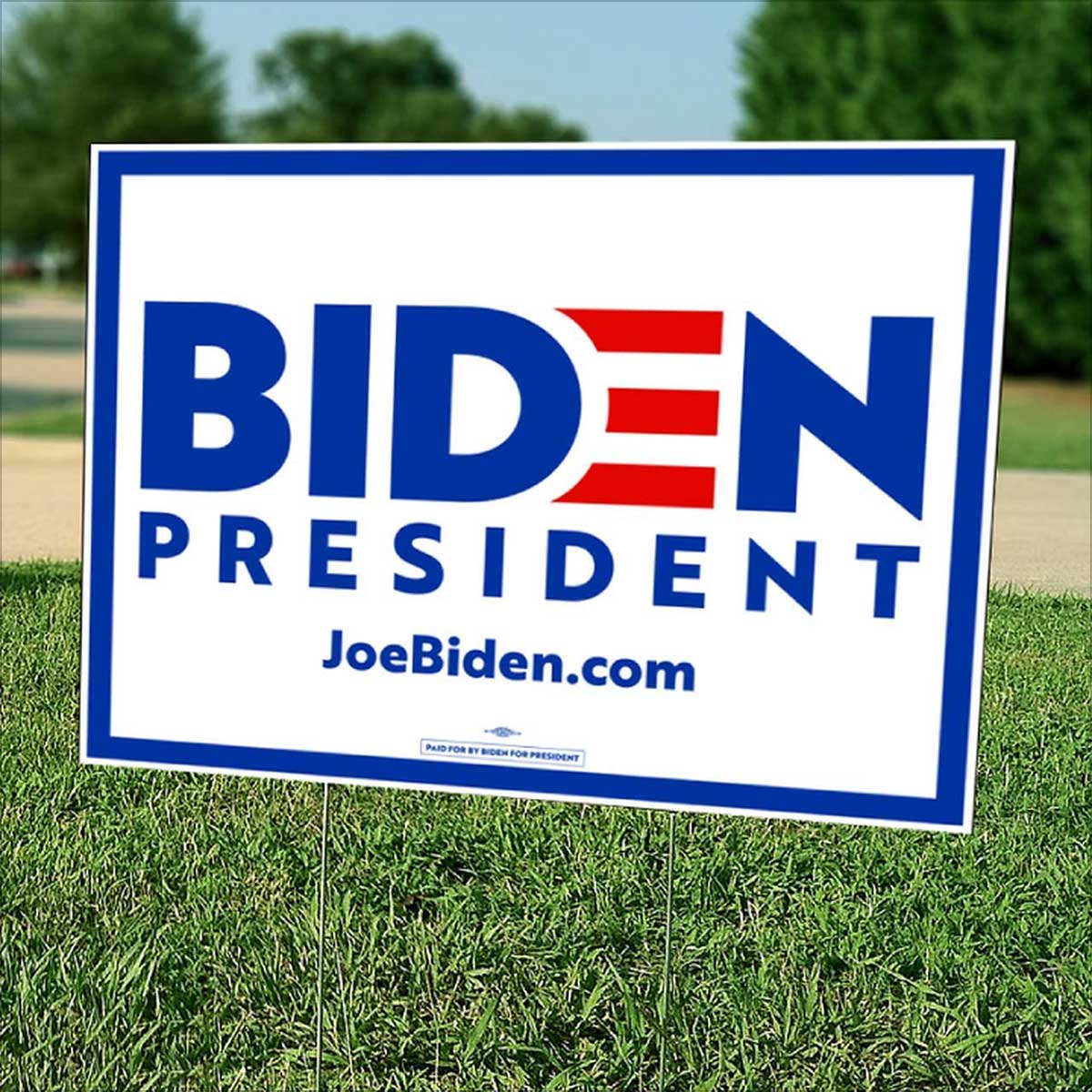 Buy the Best 20 Yard Signs & Flags for Biden President 2020 Designbolts