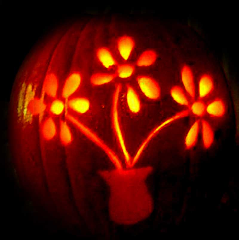 25+ Beautiful Floral Pumpkin Carving Ideas 2020 | Designbolts