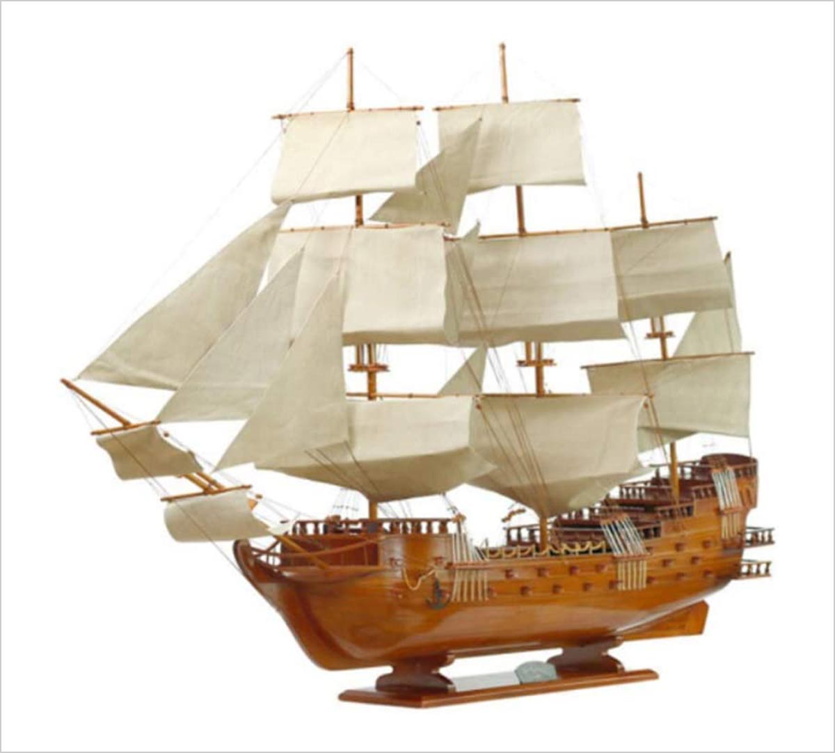ZG-Solid-Wood-Sailing-Boat-Model-Realistic-Red-Brown-Color-Assembly-Ship-Luxury-Desktop-Creative-Gift-Complex-Crafts-Living-Room-Decoration