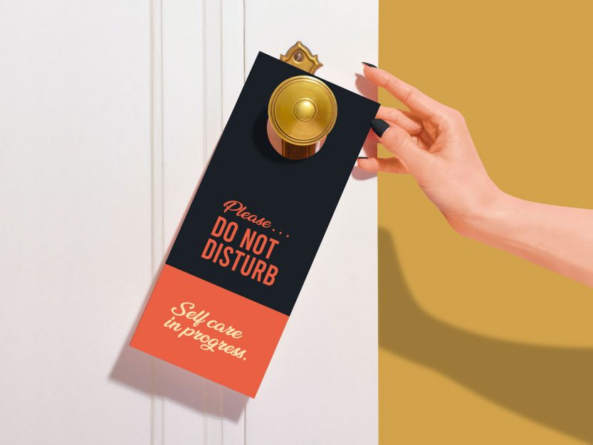 Free Door Hanger Mockup PSD | Designbolts