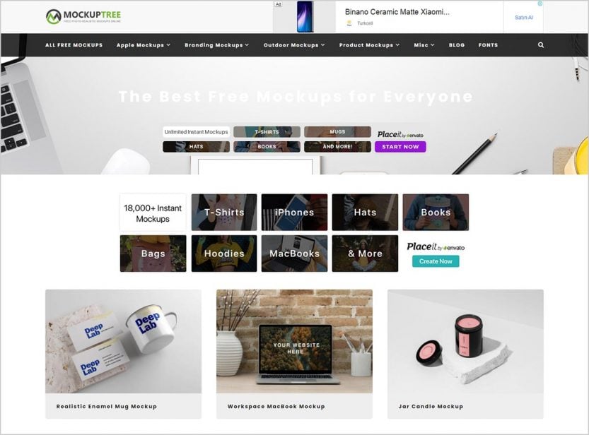 21 Best Free Amazing Mockup Websites for Designers in 2021 - Designbolts