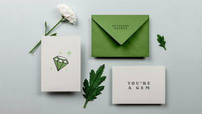 Free-Greeting-Card-&-Envelope-Mockup-PSD-File