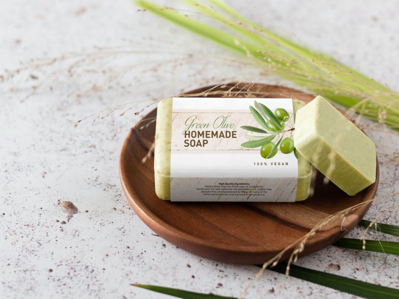 Download Free Homemade Soap Mockup PSD | Designbolts
