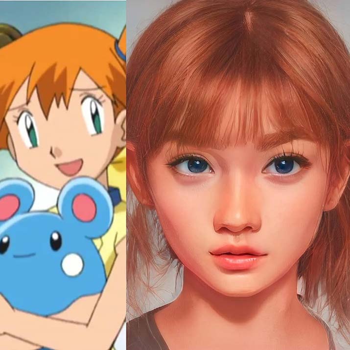 AI Makes Possible Real-Life Versions of Anime & Manga Characters