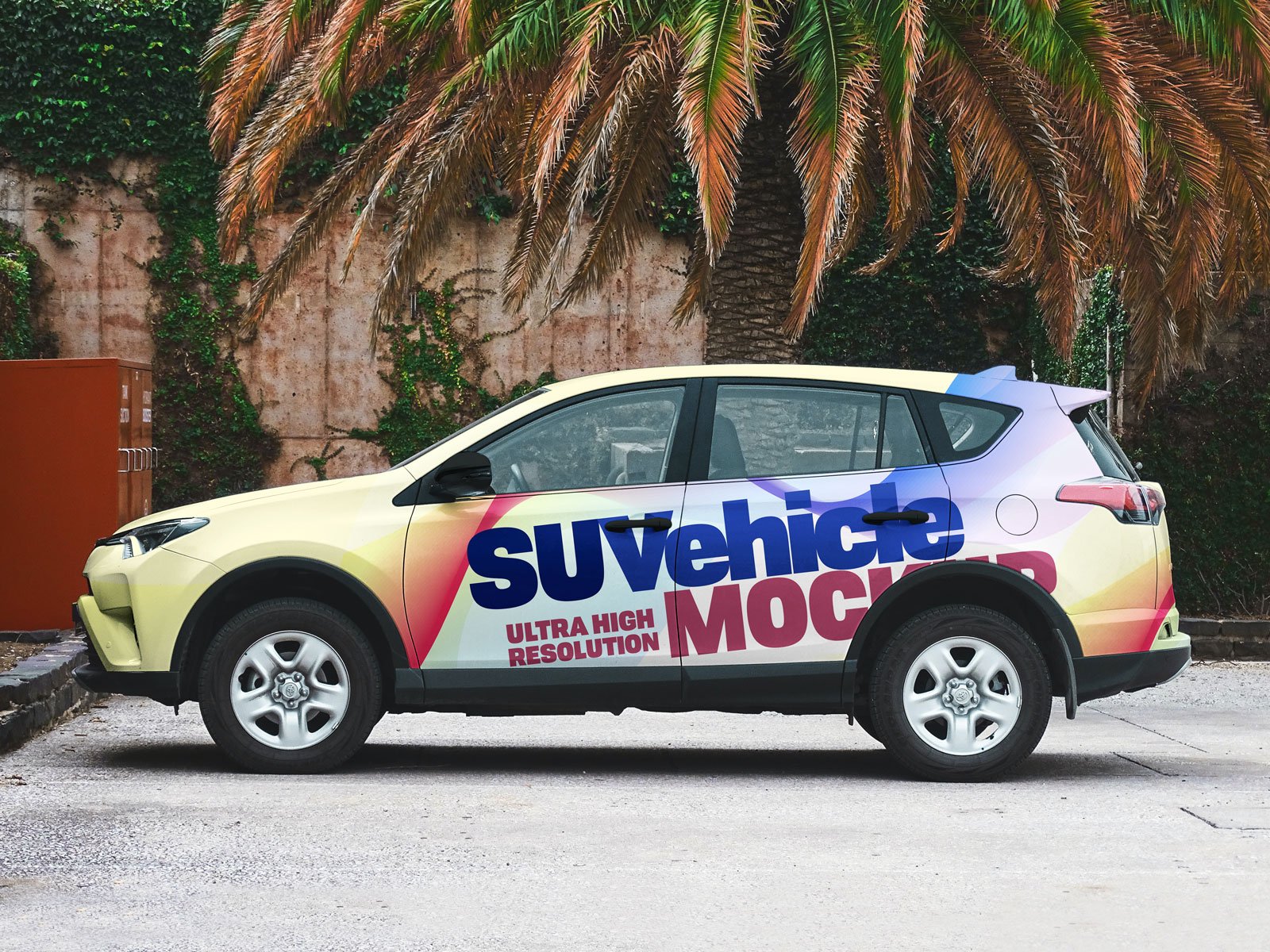 Download Free Suv Car Vehicle Branding Mockup Psd Designbolts