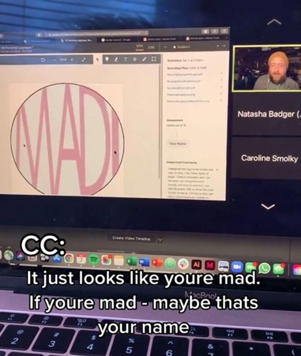 Graphic Design Teacher's Hilarious Roasts Go Viral Designbolts