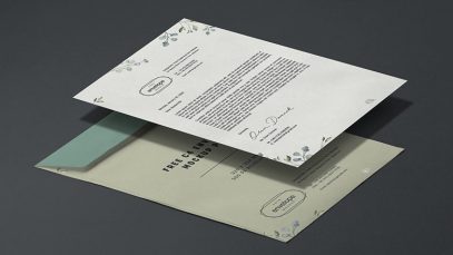 Free-A4-Letterhead-&-C4-Envelope-Mockup-PSD-2