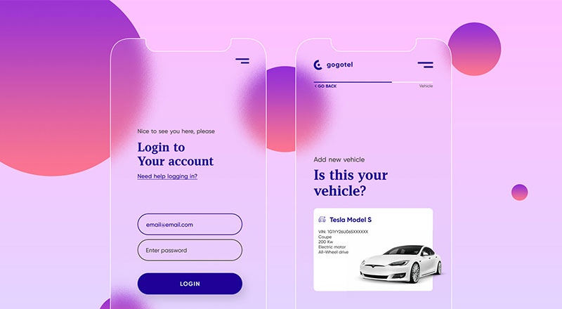 Download Free Frosted Glass Mobile App User Interface Mockup Psd Designbolts