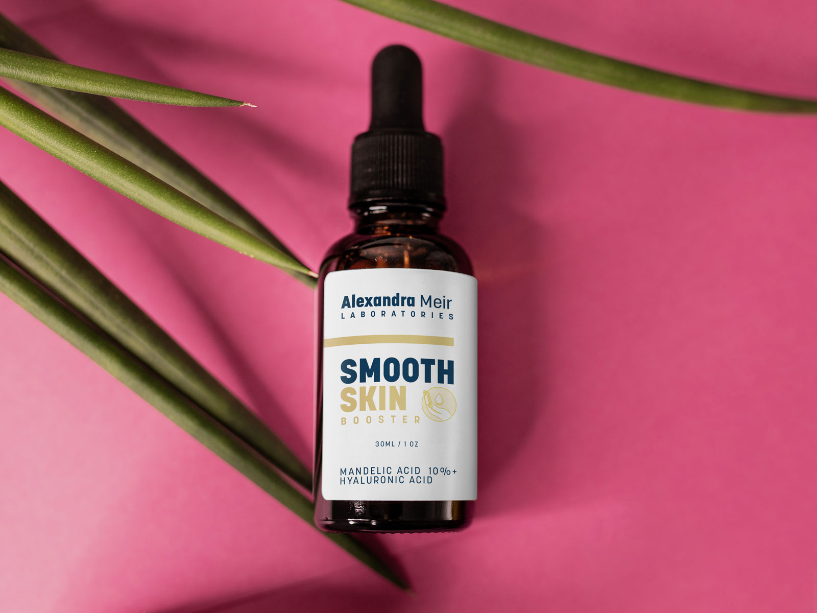 Download Free Smooth Skin Dropper Bottle Mockup Psd Designbolts