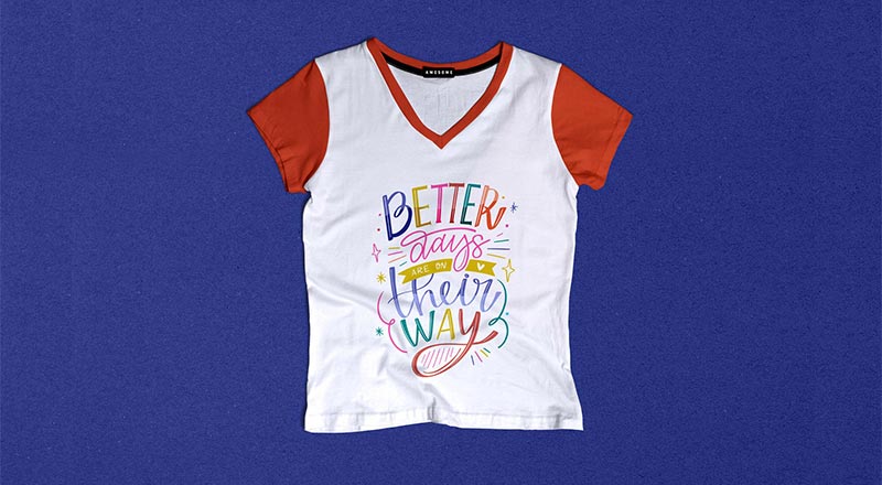 Download Free V Neck T Shirt Mockup Psd Designbolts
