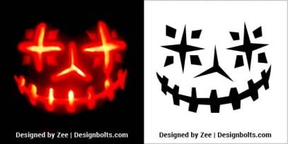 Playful Spider Stencil