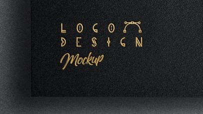 Free-Gold-Foil-Printed-Paper-Logo-Mockup-PSD