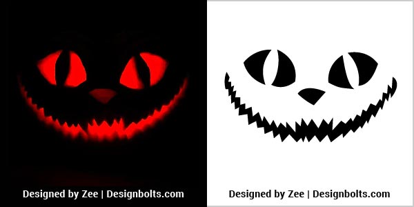10 Free Easy Halloween Pumpkin Carving Stencils, Templates & Ideas 2021 for Kids - Designbolts