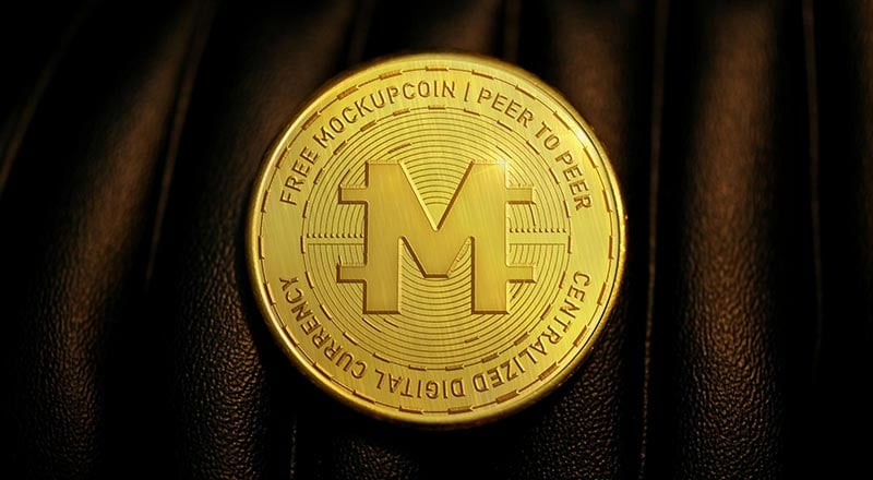 Free Crypto Currency Coin Mockup PSD | Designbolts