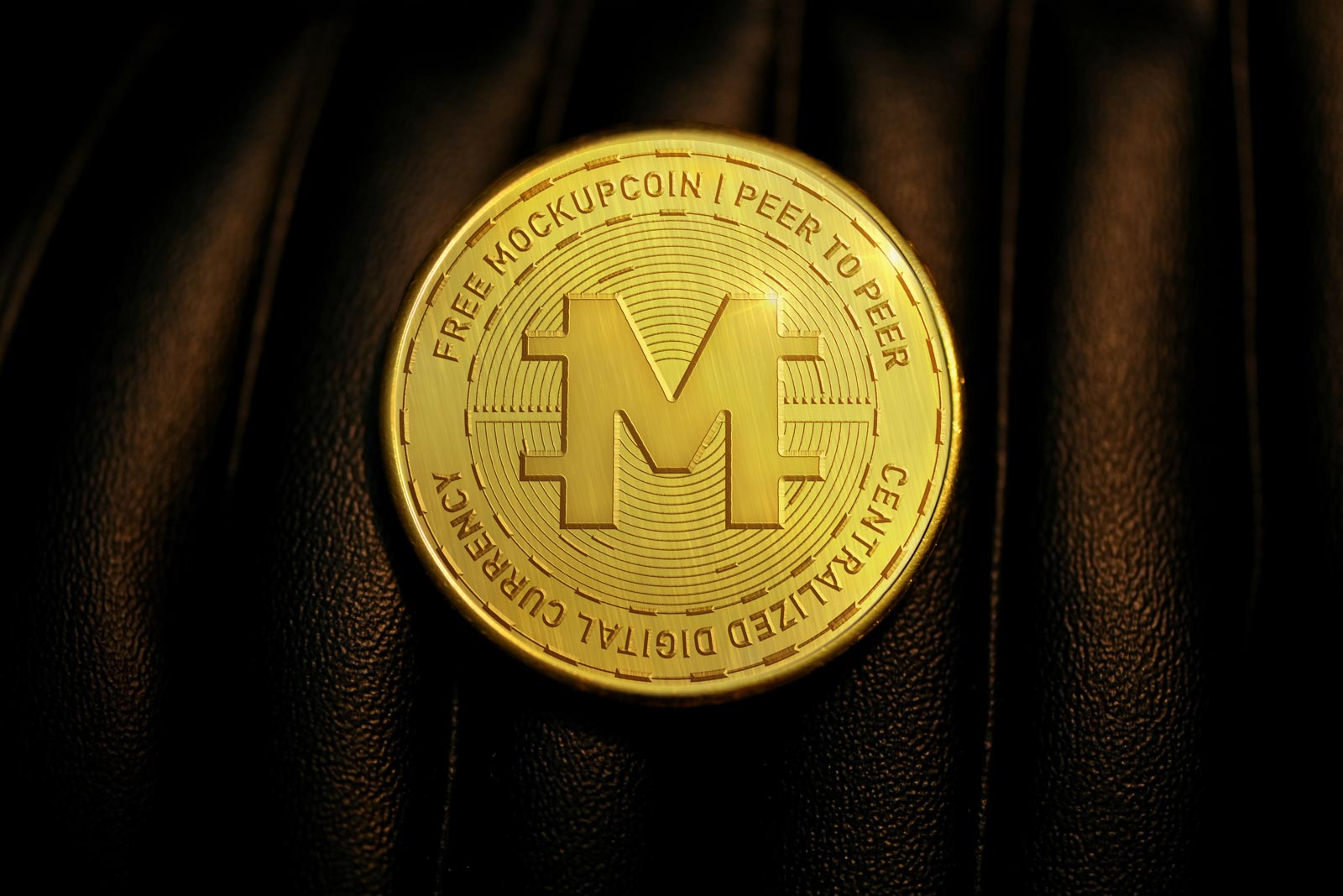 Free Crypto Currency Coin Mockup PSD | Designbolts