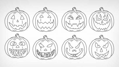 10-Free-Simple-Scary-Pumpkin-Face-Drawings-for-Coloring-2021