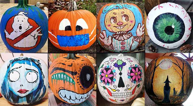 12+ No Carve Painted Pumpkin Ideas for Halloween 12 - Designbolts 12+ No Carve Painted Pumpkin Ideas for Halloween 12 - Designbolts