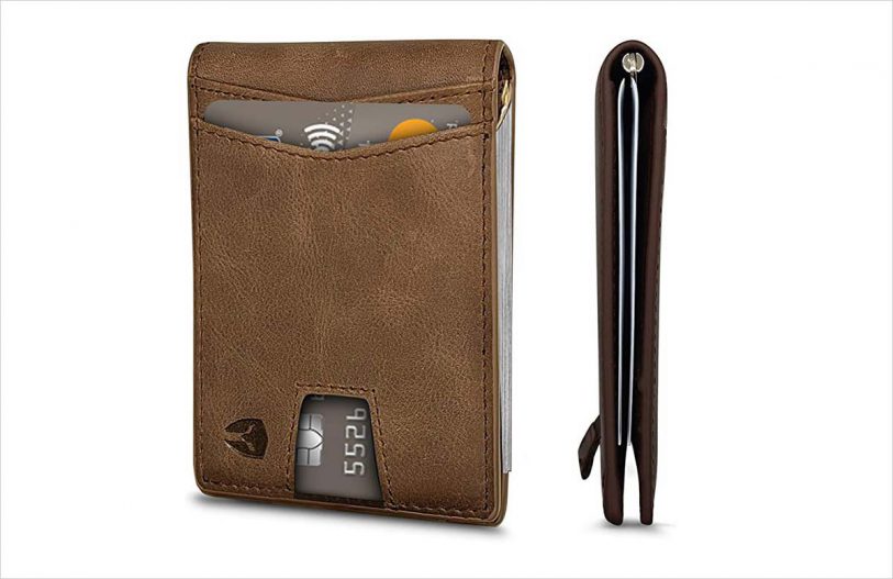 10 Best Slim Minimalist Pocket RFID Blocking Leather Wallets For Men