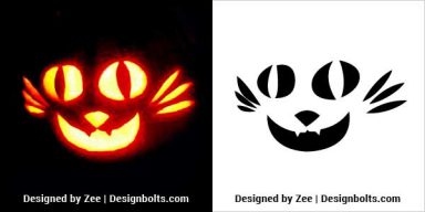 10 Free Very Simple Halloween Pumpkin Carving Stencils 2022 For Kids ...