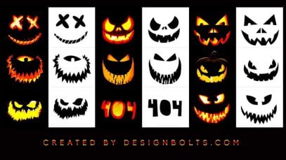 10-Simple-Spooky-Halloween-Pumpkin-Carving-Stencils-2022