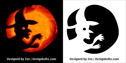 10 Free Scary Halloween Pumpkin Carving Stencils & Templates 2022 ...