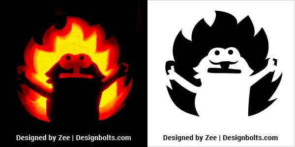 10 Free Scary Halloween Pumpkin Carving Stencils & Templates 2022 -  Designbolts