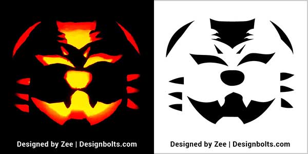 Spooky-Cat-Free-Pumpkin-Carving-Stencil-2023-For-Kids