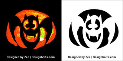 10 Simple Halloween Pumpkin Carving Stencils 2023 for Kids - Designbolts