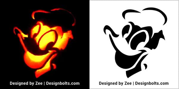 10 Free Disney Halloween Pumpkin Carving Stencils 2023 For Kids - Designbolts