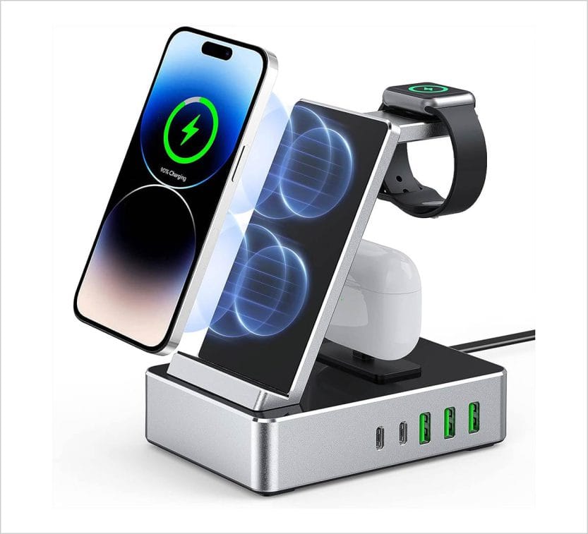 30 Best Charging Stations For iPhone 15 Pro Max, 15, 14, 13, & 12