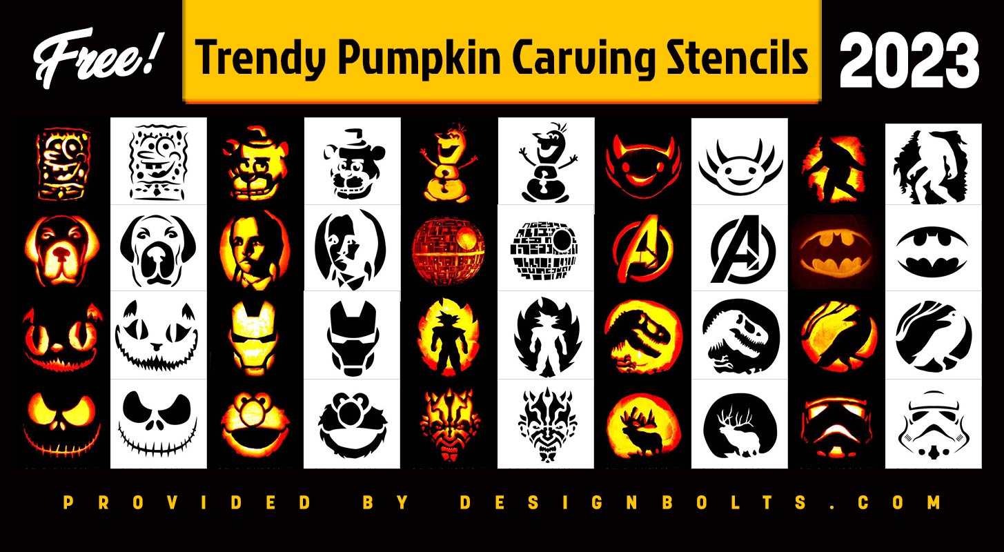 25+-Free-Trendy-Pumpkin-Carving-Stencils-2023-in-PDF-&-Ai