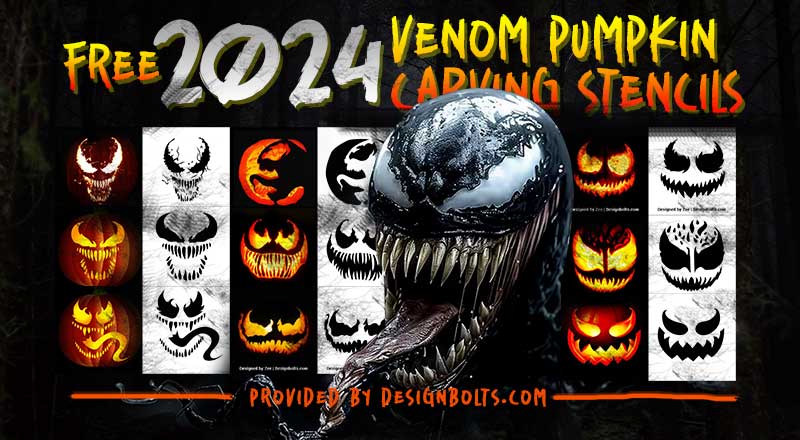 top-10-best-free-venom-halloween-pumpkin-carving-stencils-2024-designbolts