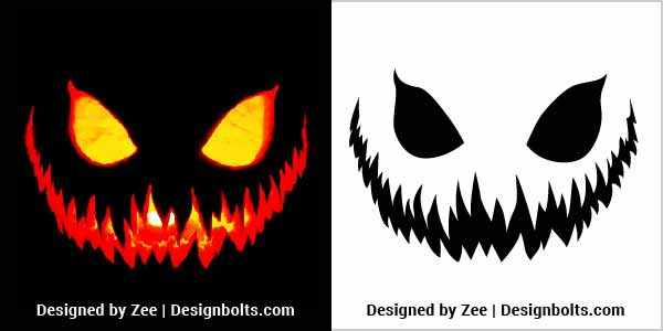 10-free-scary-pumpkin-carving-stencils-templates-patterns-2025-designbolts for Free Nightmare Before Christmas Pumpkin Stencil Printable 10 Free Scary Pumpkin Carving Stencils / Templates / Patterns 2025 - Designbolts for Free Nightmare Before Christmas Pumpkin Stencil Printable